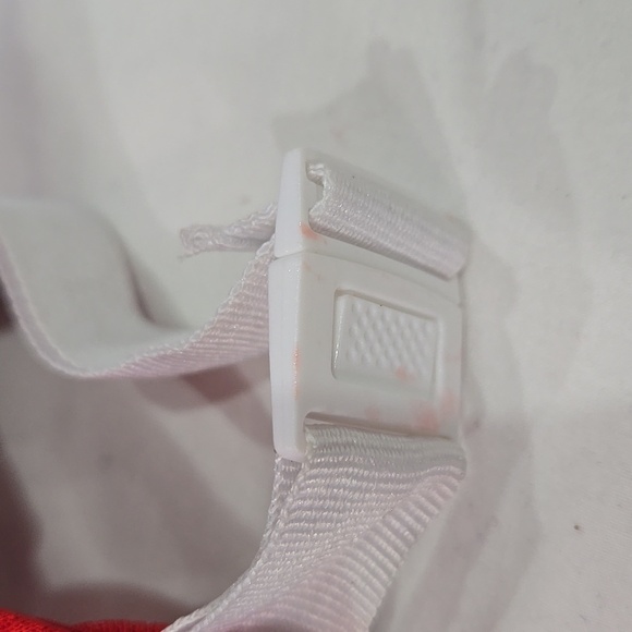 LL Bean Red Reflective Five Panel Strapback Lightweight Running Adjustable Hat - Picture 2 of 4